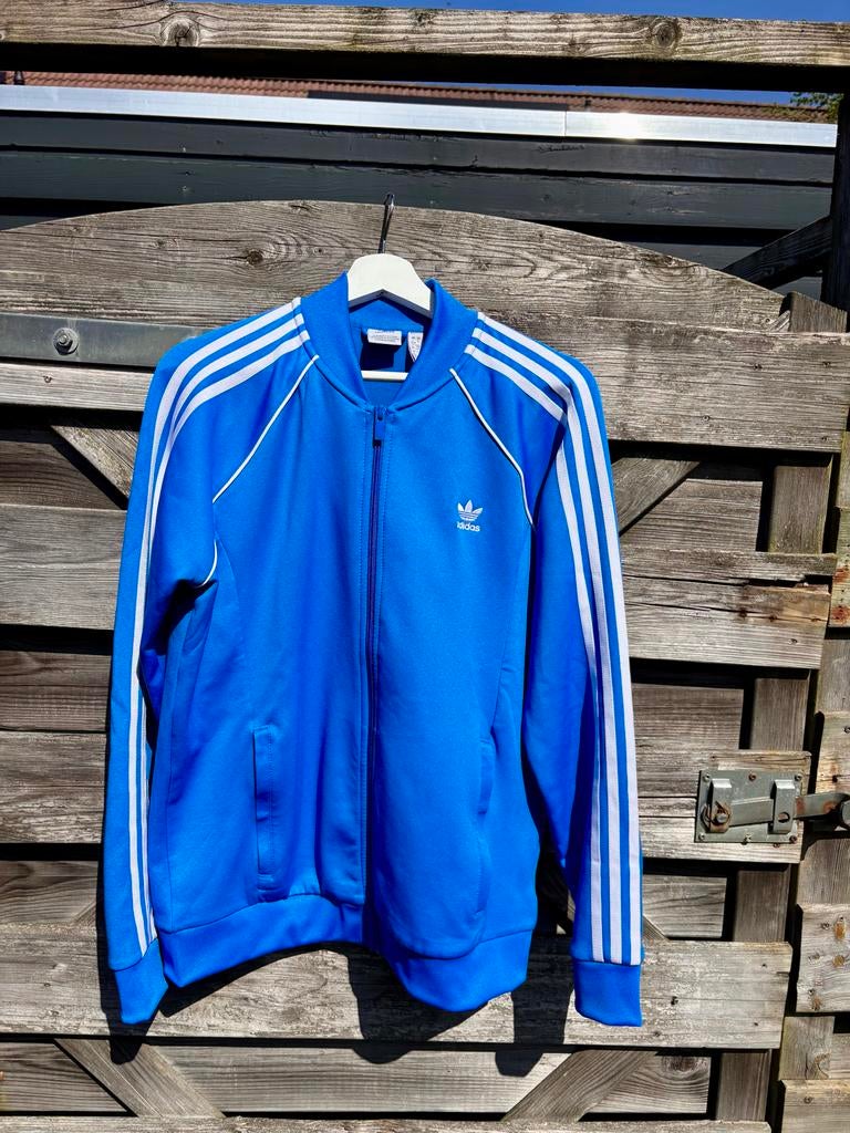 Adidas Trainingspak Blauw - Zo goed als nieuw, Blauw, Ophalen of Verzenden, Zo goed als nieuw, Maat 42/44 (L)