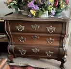 Massief houten ladekast, Ophalen, 50 tot 100 cm, Zo goed als nieuw, 3 of 4 laden