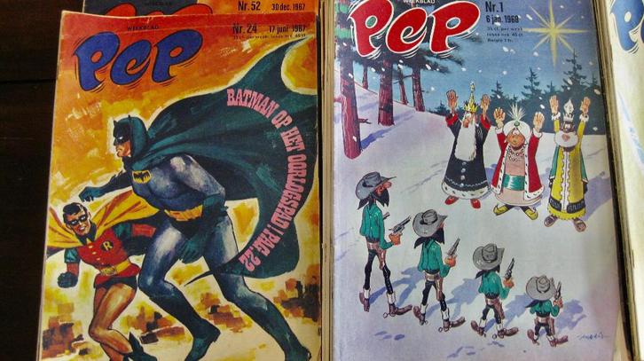 Jaargangen PEP 1967-1971, Boeken, Stripboeken, Gelezen, Complete serie of reeks, Ophalen of Verzenden