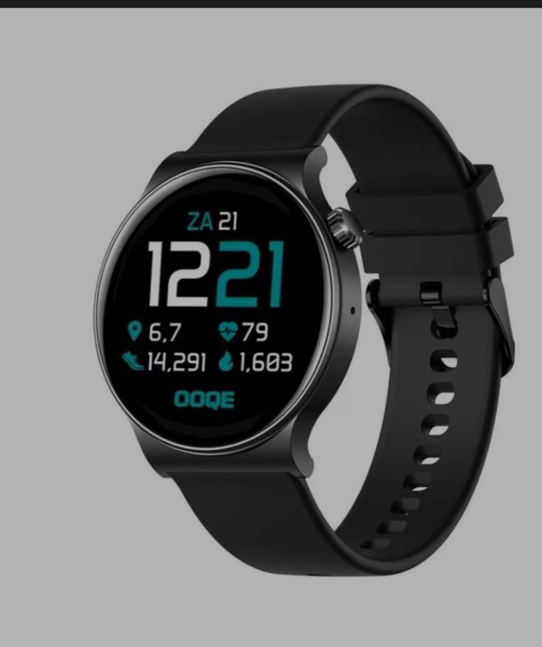 Ooqe smart watch, Ophalen of Verzenden, Nieuw, Zwart, Android