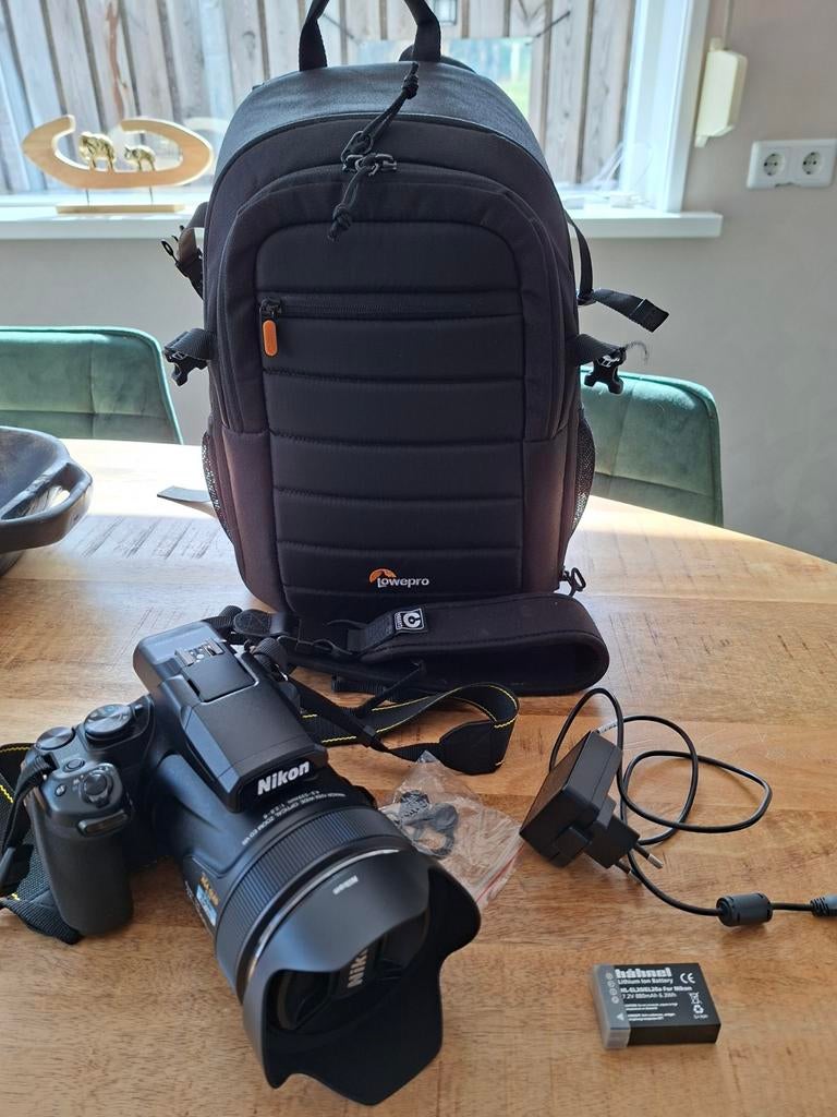 Nikon Coolpix P1000 met tas en extra batterij, Gebruikt, Compact, Ophalen of Verzenden, Nikon