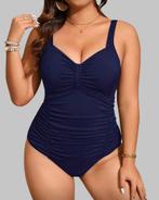 Badpak Birgit Donkerblauw (44-52), Kleding | Dames, Grote Maten, Verzenden, Nieuw, Blauw, Lingerie of Zwemkleding