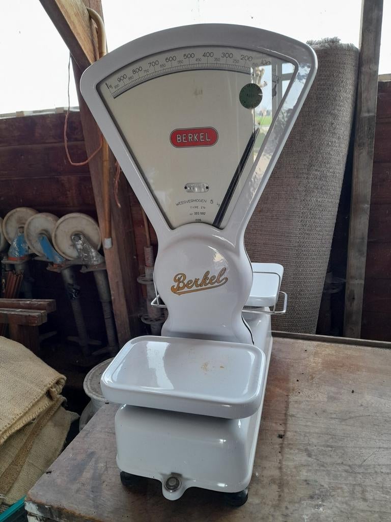 Vintage Berkel Weegschaal., Ophalen, Winkelweegschaal, Analoog, Fijner dan 1 gram