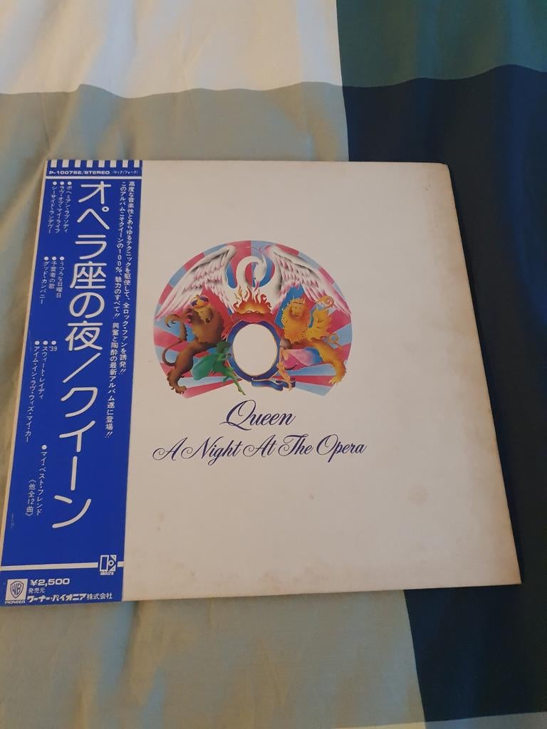 Queen LP JAPAN - A Night at the Opera, Ophalen of Verzenden, Zo goed als nieuw, 12 inch, Poprock