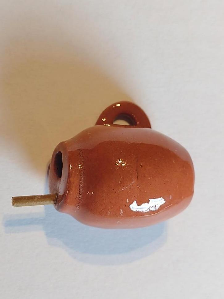 geglazuurde muur spreeuwenpot / Fennicole, Verzamelen, Poppenhuizen en Toebehoren, Zo goed als nieuw, Gebruiksvoorwerp, Ophalen