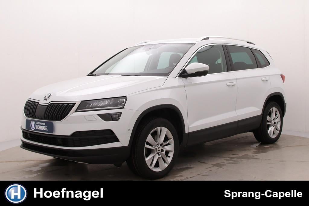 Skoda Karoq 1.5 TSI ACT Celebration | Trekhaak | Adaptive Cr, Auto's, Skoda, Voorwielaandrijving, Stof, Zwart, 4 cilinders