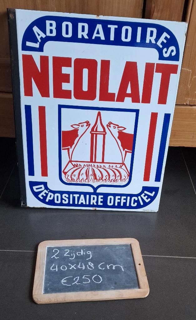 reclame emaille karton blik borden olie blik, Verzamelen, Merken en Reclamevoorwerpen, Gebruikt, Reclamebord, Ophalen of Verzenden