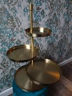 Goud kleurige asymmetrische etagère 4 etages, Huis en Inrichting, Woonaccessoires | Etagères, Ophalen of Verzenden, Nieuw