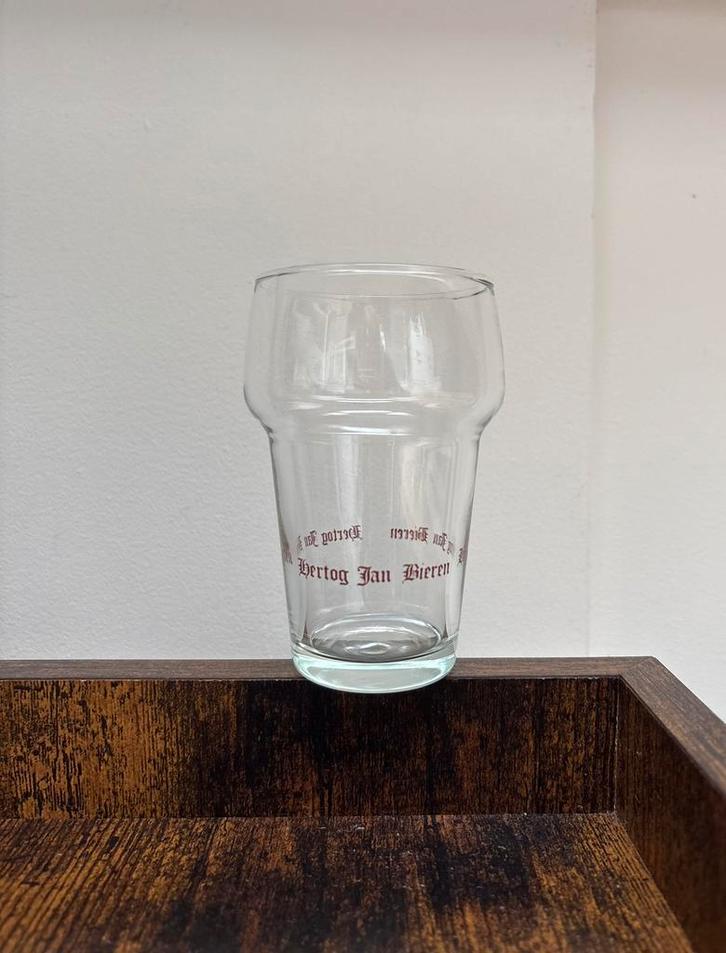 Hertog Jan bierglaasje, Verzamelen, Biermerken, Zo goed als nieuw, Glas of Glazen, Hertog Jan, Ophalen of Verzenden