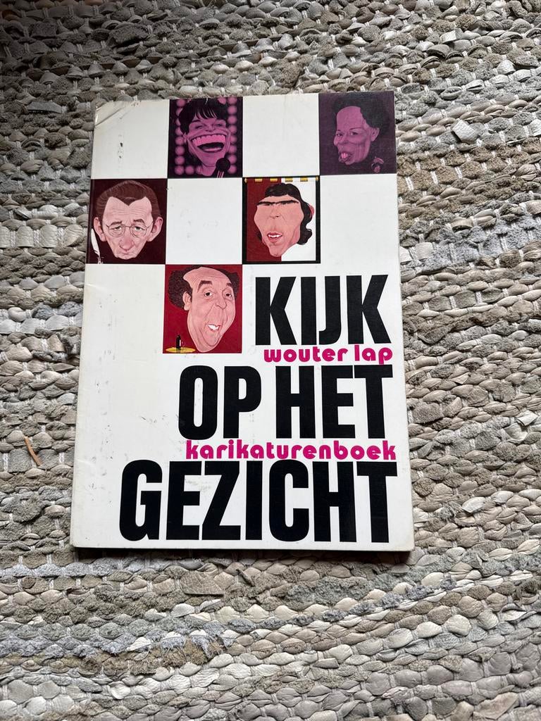 Kijk op het Gezicht - Karikaturenboek Wouter Lap, Ophalen of Verzenden, Gelezen