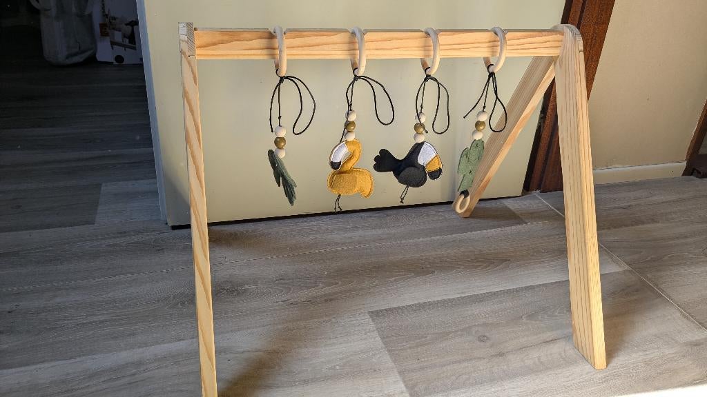 Houten babygym, Ophalen, Zo goed als nieuw, Babygym