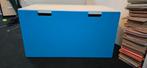 Smastad (Stuva) met grote lade wit/blauw, Gebruikt, 75 tot 100 cm, Minder dan 50 cm, Ophalen
