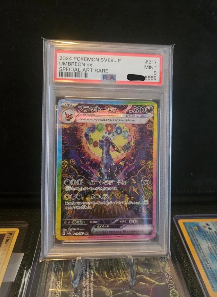 Umbreon ex 217 PSA 9, Hobby en Vrije tijd, Verzamelkaartspellen | Yu-gi-Oh!, Ophalen of Verzenden, Zo goed als nieuw