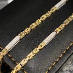 14 karaat gouden ketting koningsketting nieuw, Sieraden, Tassen en Uiterlijk, Kettingen, Ophalen of Verzenden, Zo goed als nieuw