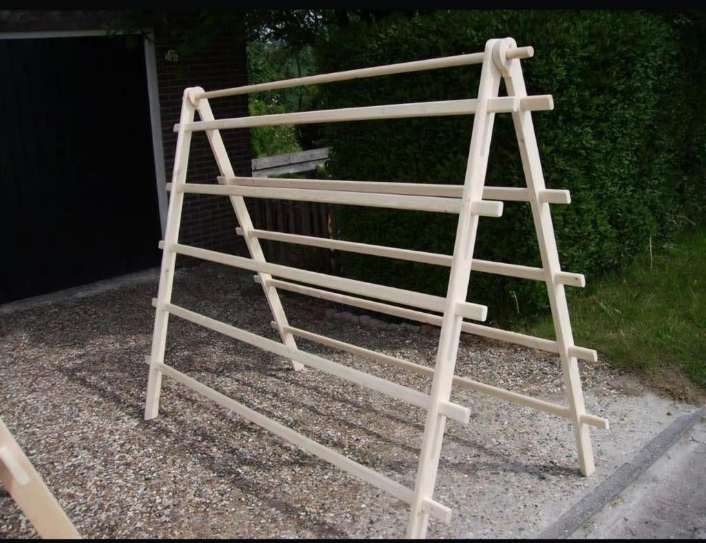 Nieuw houten linnenrek / droogrek / wasrek, zelf monteren, Ophalen, Nieuw, Wasrek