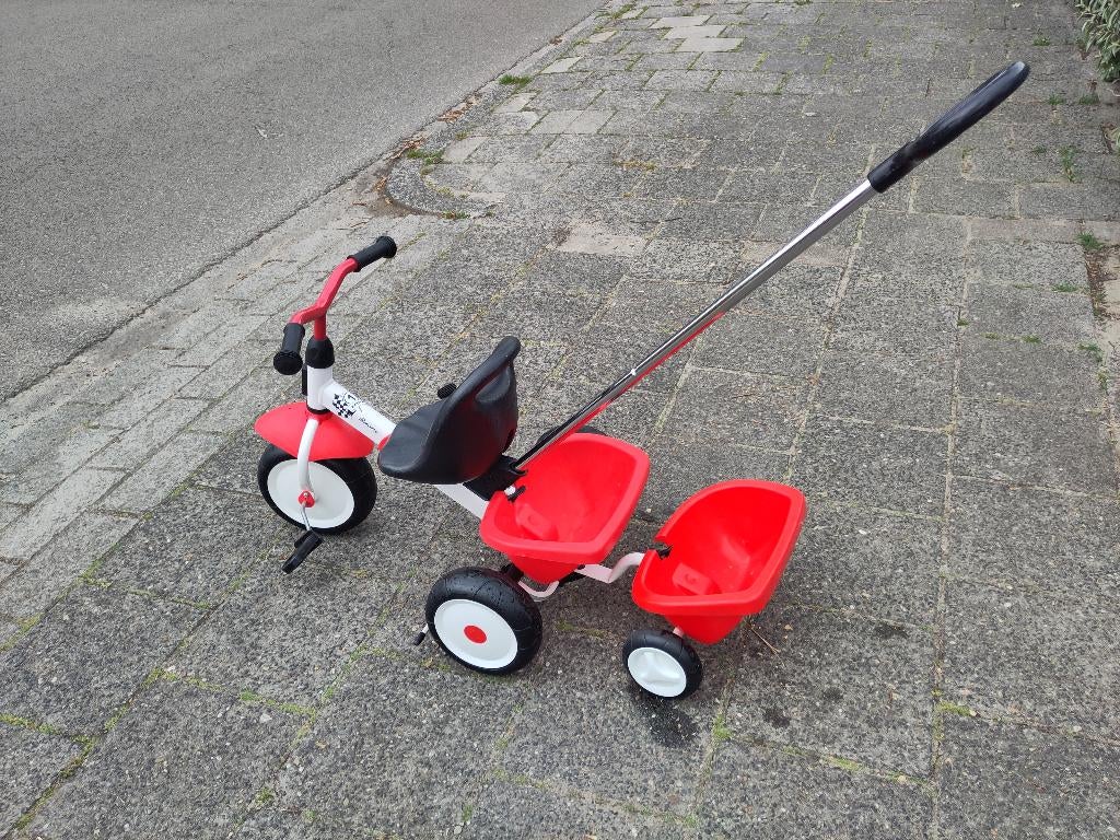 Driewieler met duwstang, Ophalen, Gebruikt, Kettler, Duwstang