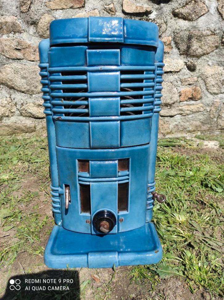 Prachtige franse Deville Art-deco houtkachel, Huis en Inrichting, Kachels, Gebruikt, Vrijstaand, Houtkachel, Hout, Ophalen