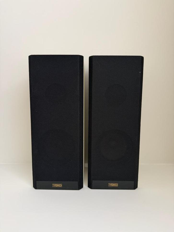 Yoko Pro-400 speakers – nette staat – grills aanwezig, Audio, Tv en Foto, Luidsprekers, Zo goed als nieuw, Front, Rear of Stereo speakers