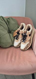 Nike Air Max 1 leopard maat 44, Bruin, Nieuw, Ophalen of Verzenden, Sneakers of Gympen