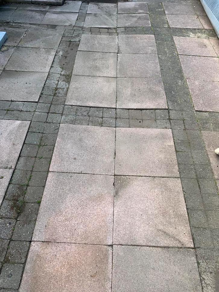 Tuintegels geatis, Tuin en Terras, Tegels en Klinkers, Gebruikt, Terrastegels, Beton, 10 m² of meer, Ophalen