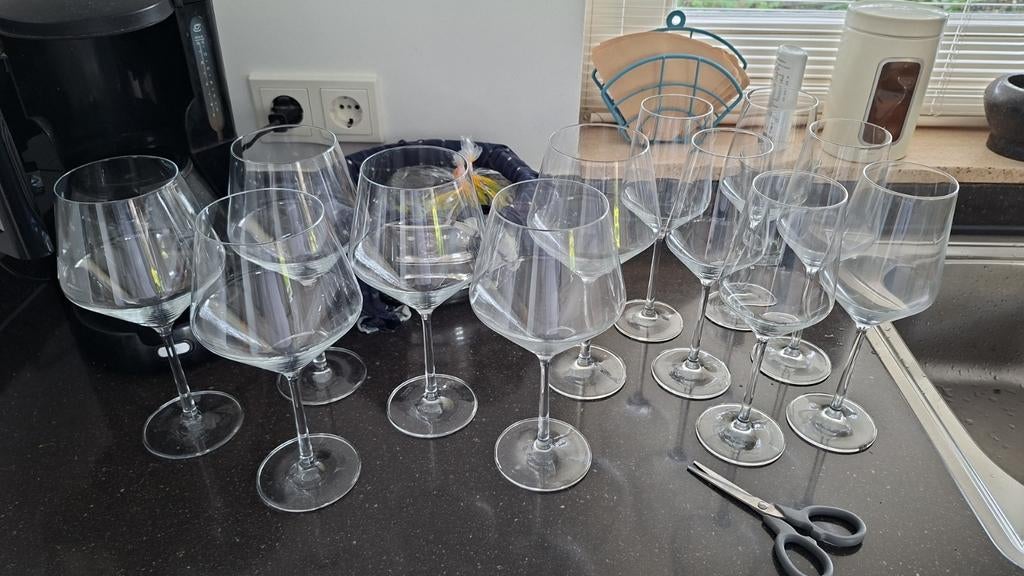 Schott Zwiesel kristallen wijnglazen (6 rood, 6 wit), Huis en Inrichting, Keuken | Servies, Ophalen