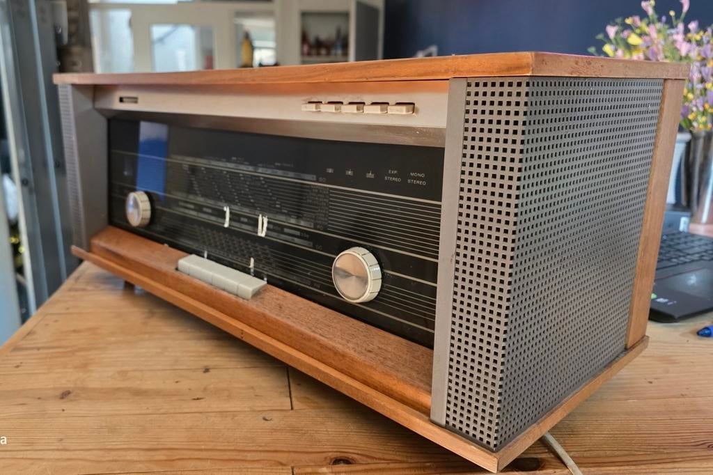 Philips B5X42A buizenversterker uit 1964, Audio, Tv en Foto, Ophalen of Verzenden, Gebruikt, Radio