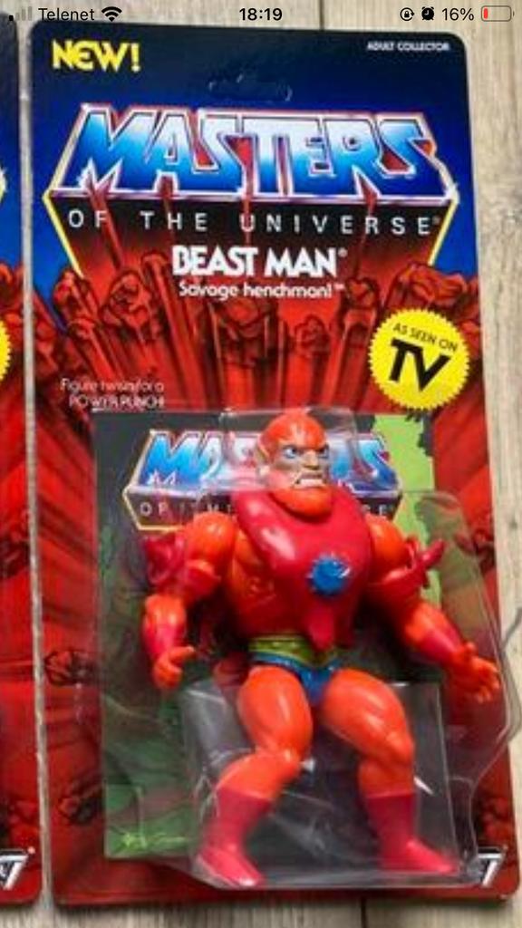He man super7 beast man, Verzenden, Zo goed als nieuw