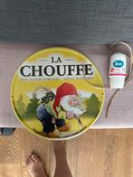 La Chouffe Belgisch bier metalen  reclamebord mancave item, Verzamelen, Ophalen of Verzenden, Gebruikt, Reclamebord