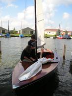 Spanker open zeilboot met veel toebehoren, Watersport en Boten, Open zeilboten, Ophalen, Gebruikt, Spanker, Hout