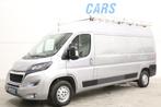Peugeot Boxer 2.2 BlueHDi L3/H2 GRIJS 165PK LED IMPERIAAL NA, Voorwielaandrijving, Stof, Gebruikt, Zwart