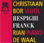 Bor Rian De Waal Respighi Franck CD, Ophalen of Verzenden, Gebruikt, Kamermuziek