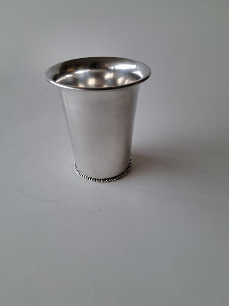 Verzilverd Lepelvaasje - Elegant en Tijdloos, Antiek en Kunst, Ophalen of Verzenden