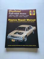 Te koop Werkplaatsboek Haynes chevrolet impala caprice, Ophalen of Verzenden