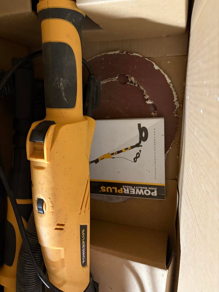 Powerplus Elektrische Wand- & Plafondschuurmachine 710W, Ophalen of Verzenden, Gebruikt, 600 tot 1200 watt, Overige typen