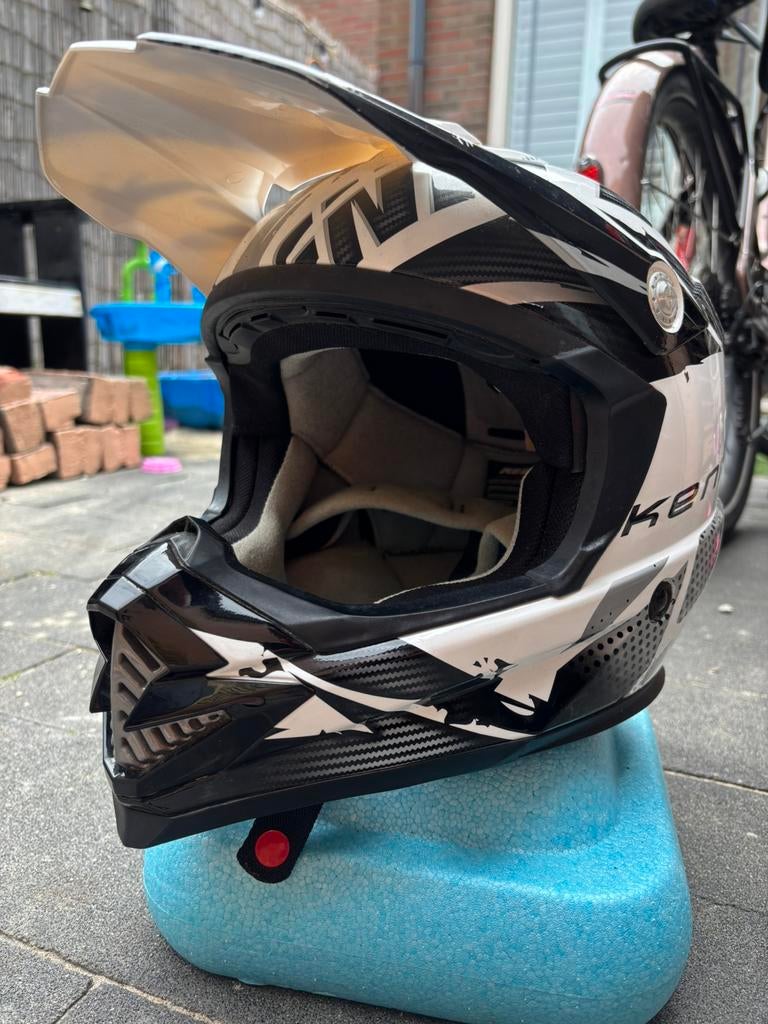 Motor cross helm Kenny XL, Motoren, Overige merken, Offroadhelm, XL, Ophalen of Verzenden