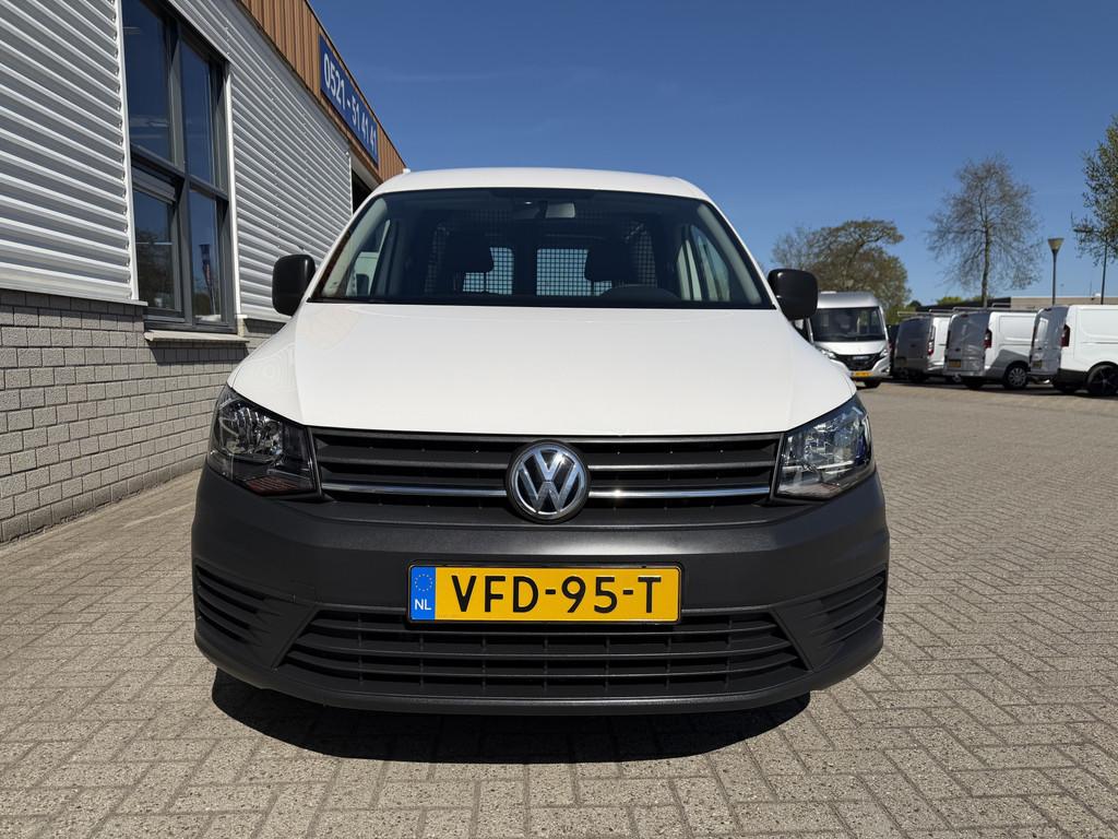 Volkswagen Caddy 1.0 TSI L1H1 BMT Trendline benzine grijs ke, Auto's, Bestelauto's, Voorwielaandrijving, Stof, Gebruikt, Volkswagen