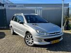 Peugeot 206 SW 1.6-16V Griffe - Airco - APK 10-26, Auto's, Peugeot, Voorwielaandrijving, Zwart, 4 cilinders, Elektrische ramen