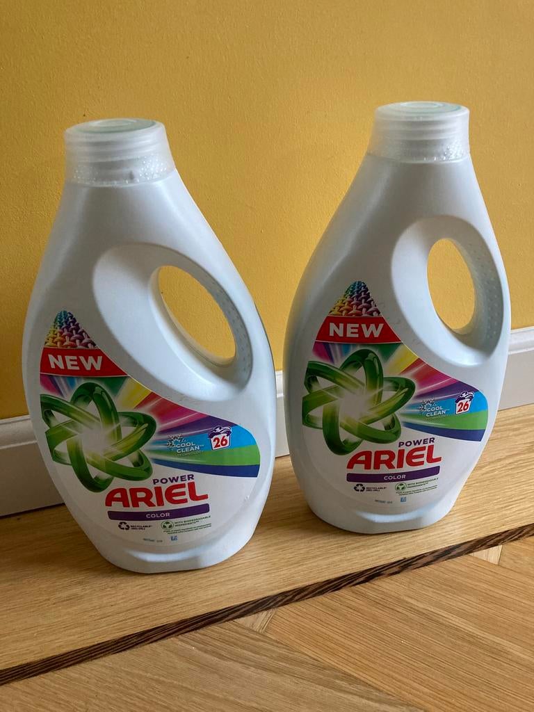 Wasmiddel 2 flessen Ariel color 2x 26 wasbeurten, Ophalen, Overige typen
