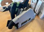 Festool TSC 55 REB accu invalzaag met 2 accu’s, Invalzaag, Ophalen of Verzenden, Zo goed als nieuw, 30 tot 70 mm