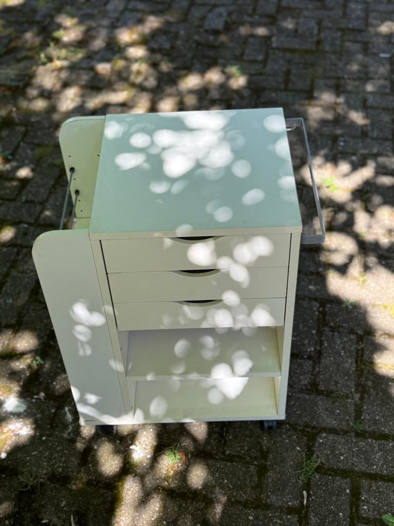 IKEA bureaukastje / ladeblok op wielen – wit, Huis en Inrichting, Ophalen, Zo goed als nieuw