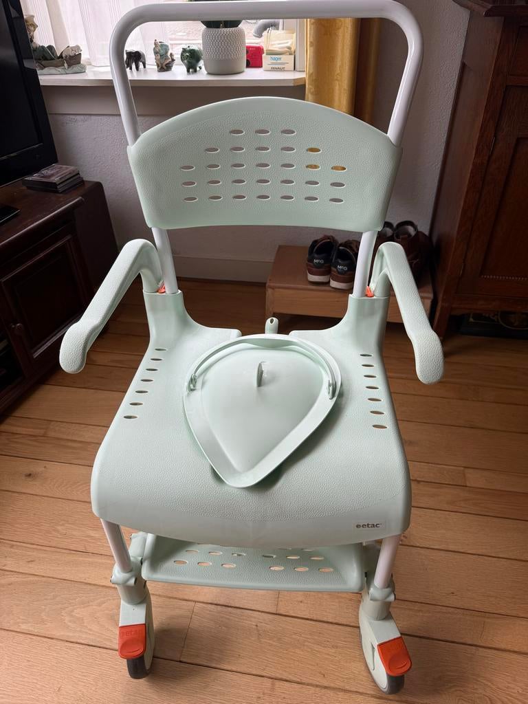 Etac douche/ toiletrolstoel zithoogte 49 cm, Diversen, Verpleegmiddelen, Ophalen