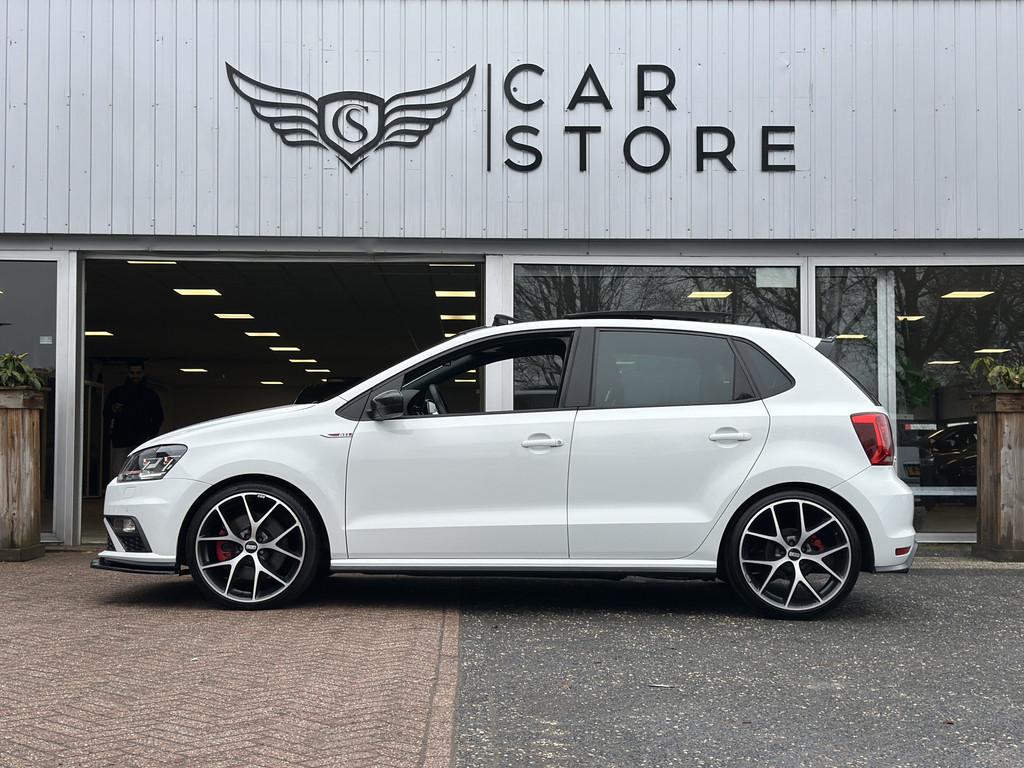 Volkswagen Polo 1.8 TSI GTI |PANO|BBS|MAXTON|STOEL VWM|LED|C, Voorwielaandrijving, Gebruikt, Euro 6, Wit