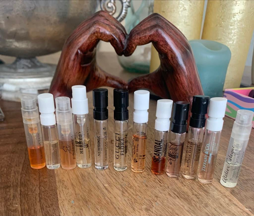 Diverse parfum samples, Ophalen of Verzenden, Gebruikt
