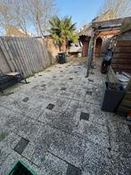 Grindtegels wit/rood en zwart - 65m2, Tuin en Terras, Ophalen, Gebruikt, Minder dan 5 m², Grind