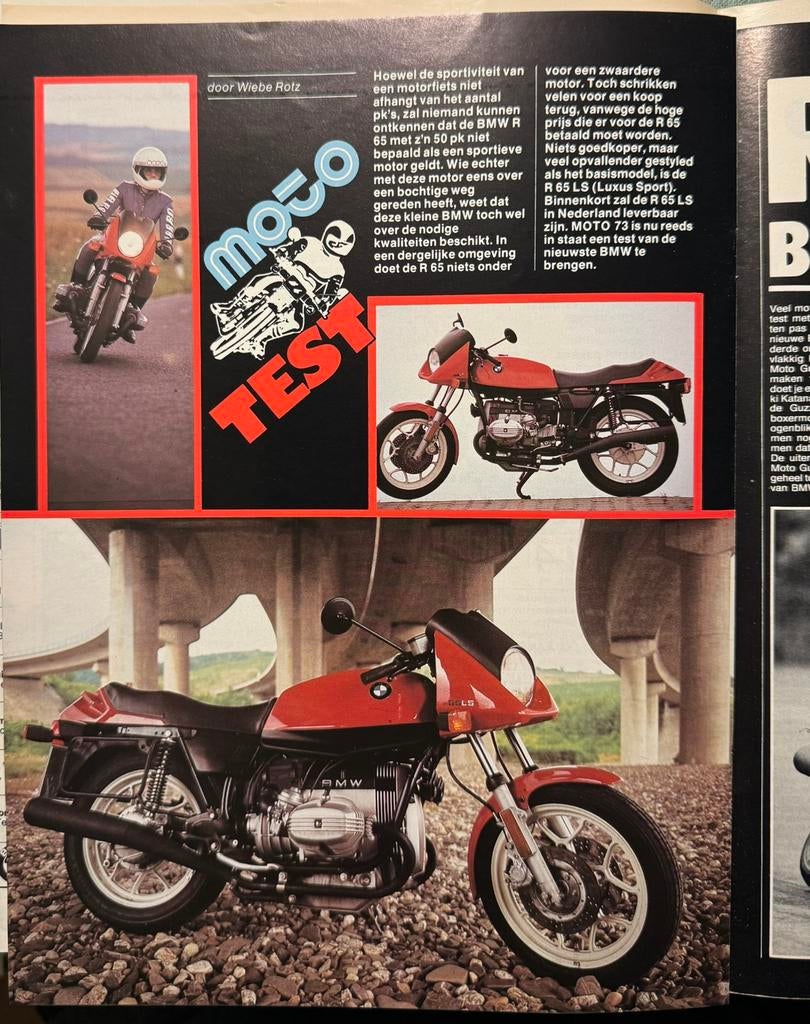 Test BMW R65LS, Verzenden, Zo goed als nieuw, Motoren