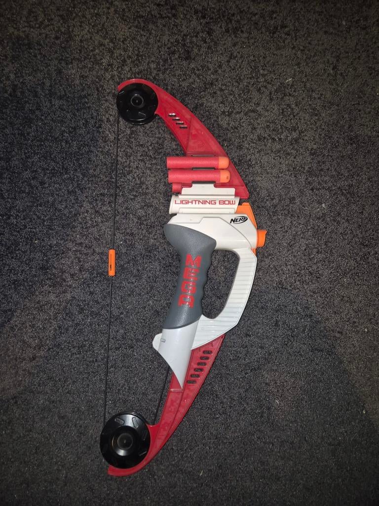 Nerf Lightning Bow met 4 mega kogels, Ophalen of Verzenden