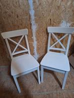 Ikea stoelen 2 stuks wit, Ophalen, Wit
