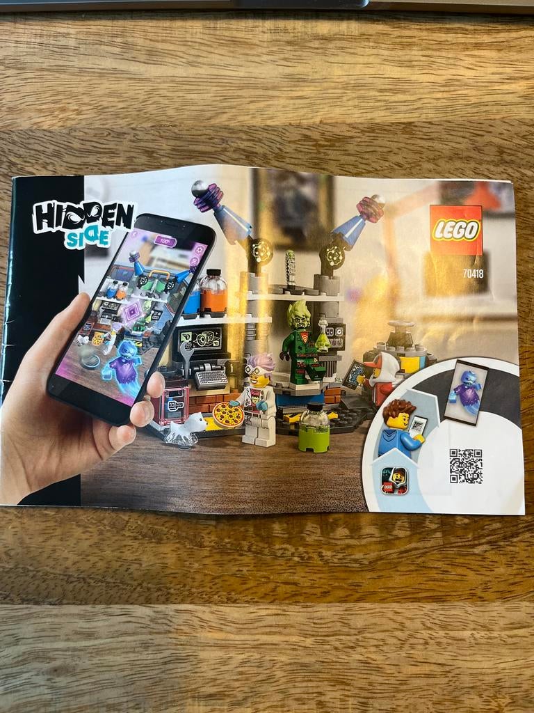 Lego Hidden Side 70418: J.B.'s Spooklab - Losse Stenen, Ophalen, Gebruikt, Complete set, Lego