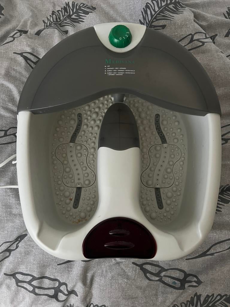 Voetenbad massage, bubbel en warmte Medisana PSA 3987, Ophalen of Verzenden, Zo goed als nieuw, Apparaat