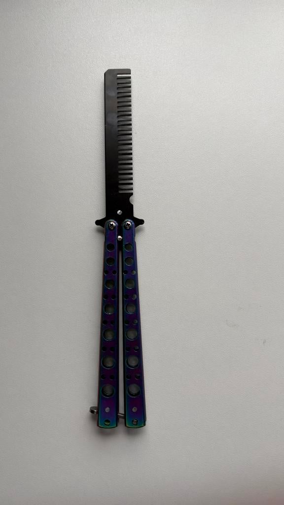 Gekleurde Vlinderkam, Sieraden, Tassen en Uiterlijk, Uiterlijk | Haarverzorging, Ophalen of Verzenden, Nieuw, Kam of Borstel